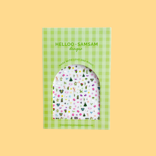 Flower and Garden Nail Stickers